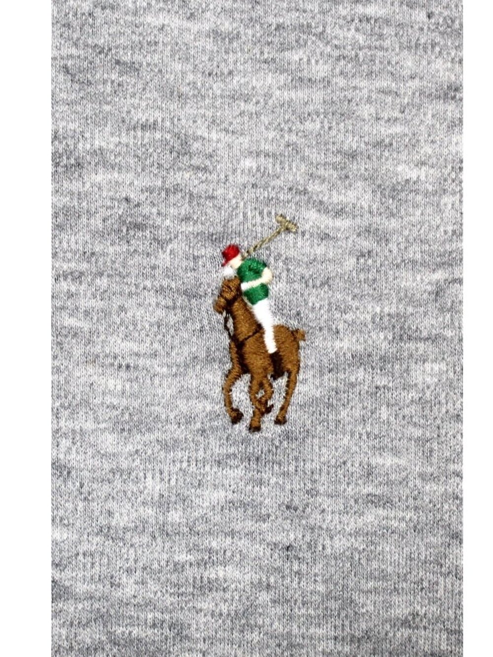 POLO RALPH LAUREN REGULAR FIT 100% COTTON SMOOTH KNIT SHIRT GRAY Sz LARGE, L
